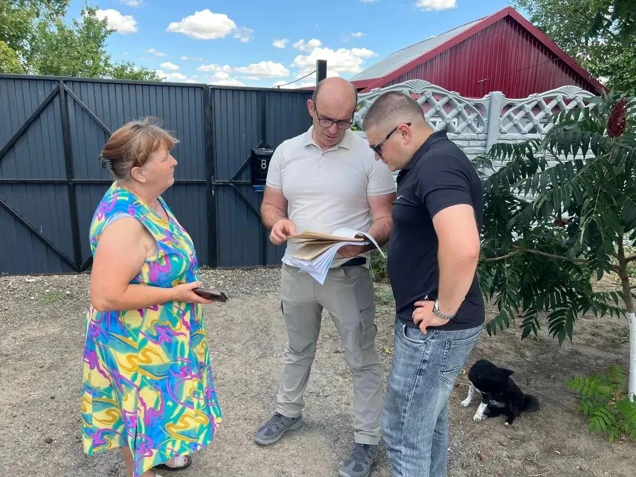 В Нижних Серогозах комиссия устранила путаницу с нумерацией домовладения.